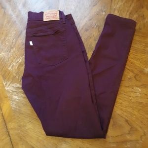 Levi Purple 710 Skinny Jean's 30